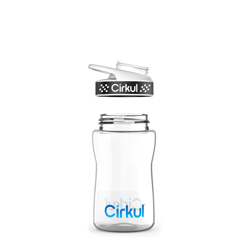 12oz. Plastic Bottle & Comfort Grip Lid